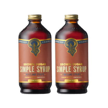 Portland Syrups Brown Sugar Simple Syrup two-pack