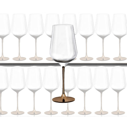 Lemonsoda - Full-Bottle Premium Artisan Copper Wine Glasses (750 mL / 25 fl. oz)