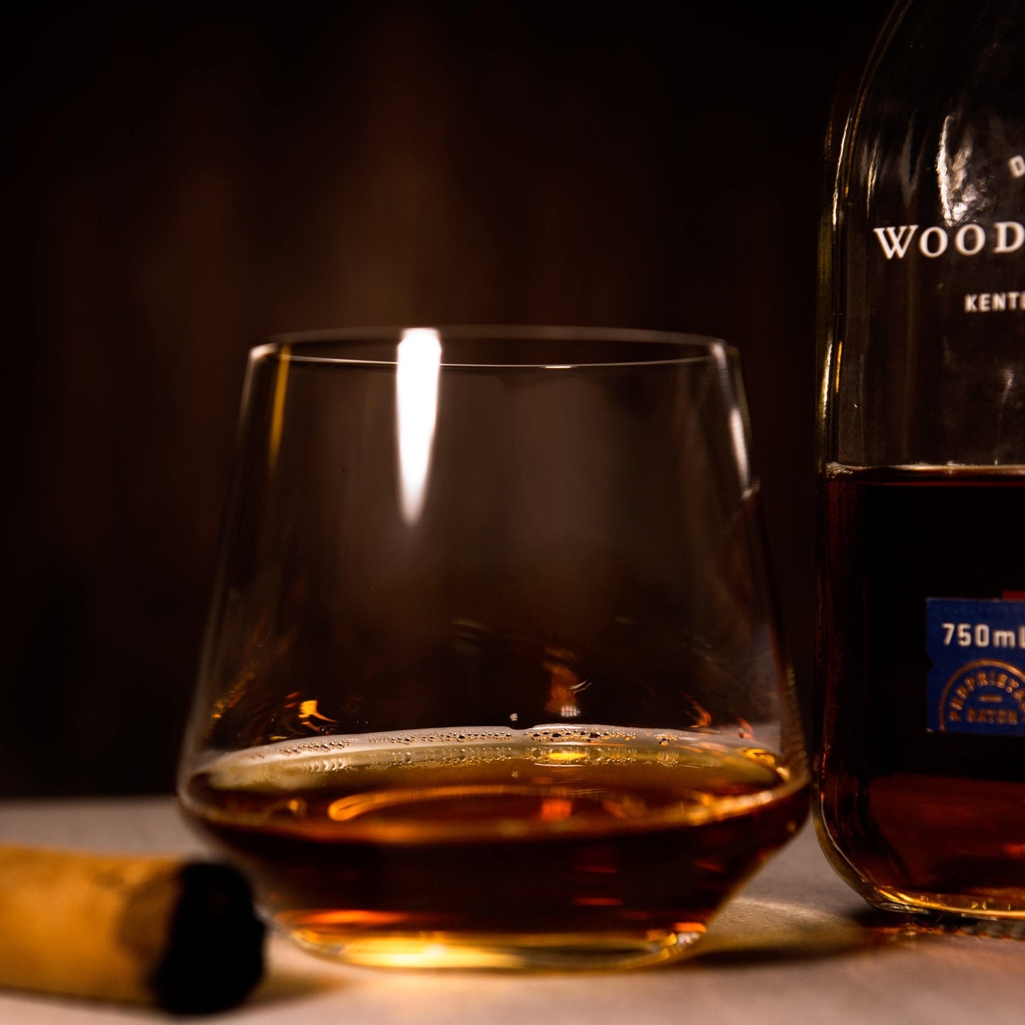 Lemonsoda - Crystal Old Fashioned Whiskey Glasses - Set of 4 - 13.5oz