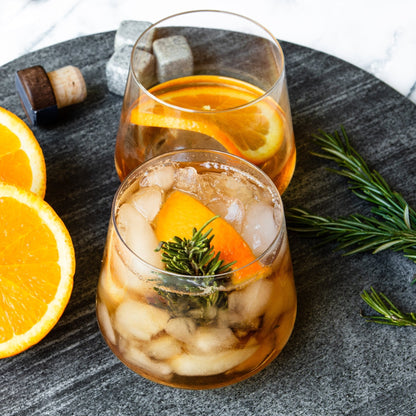 Lemonsoda - Crystal Old Fashioned Whiskey Glasses - Set of 4 - 13.5oz