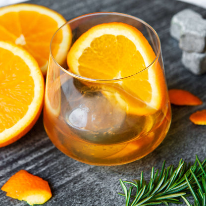 Lemonsoda - Crystal Old Fashioned Whiskey Glasses - Set of 4 - 13.5oz