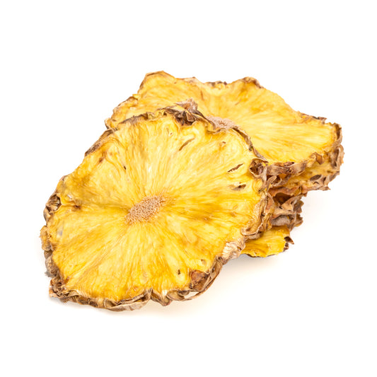 Dehydrated Pineapple Wheel Garnish