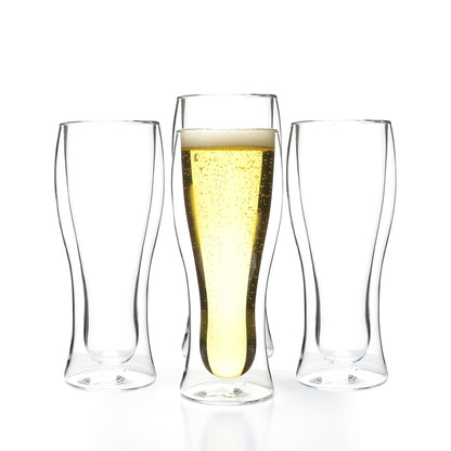Lemonsoda - Double Walled Beer Drink Glass Mug - (Without Handle)