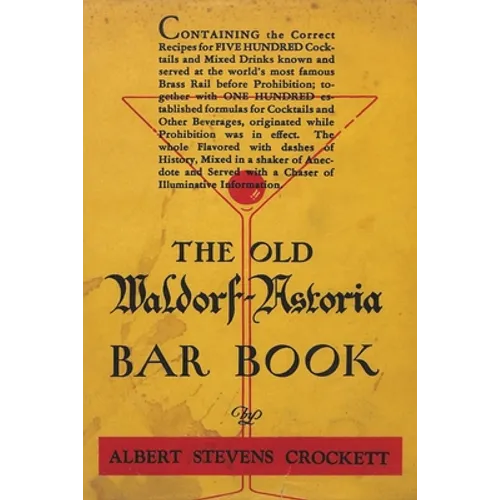 The Old Waldorf-Astoria Bar Book