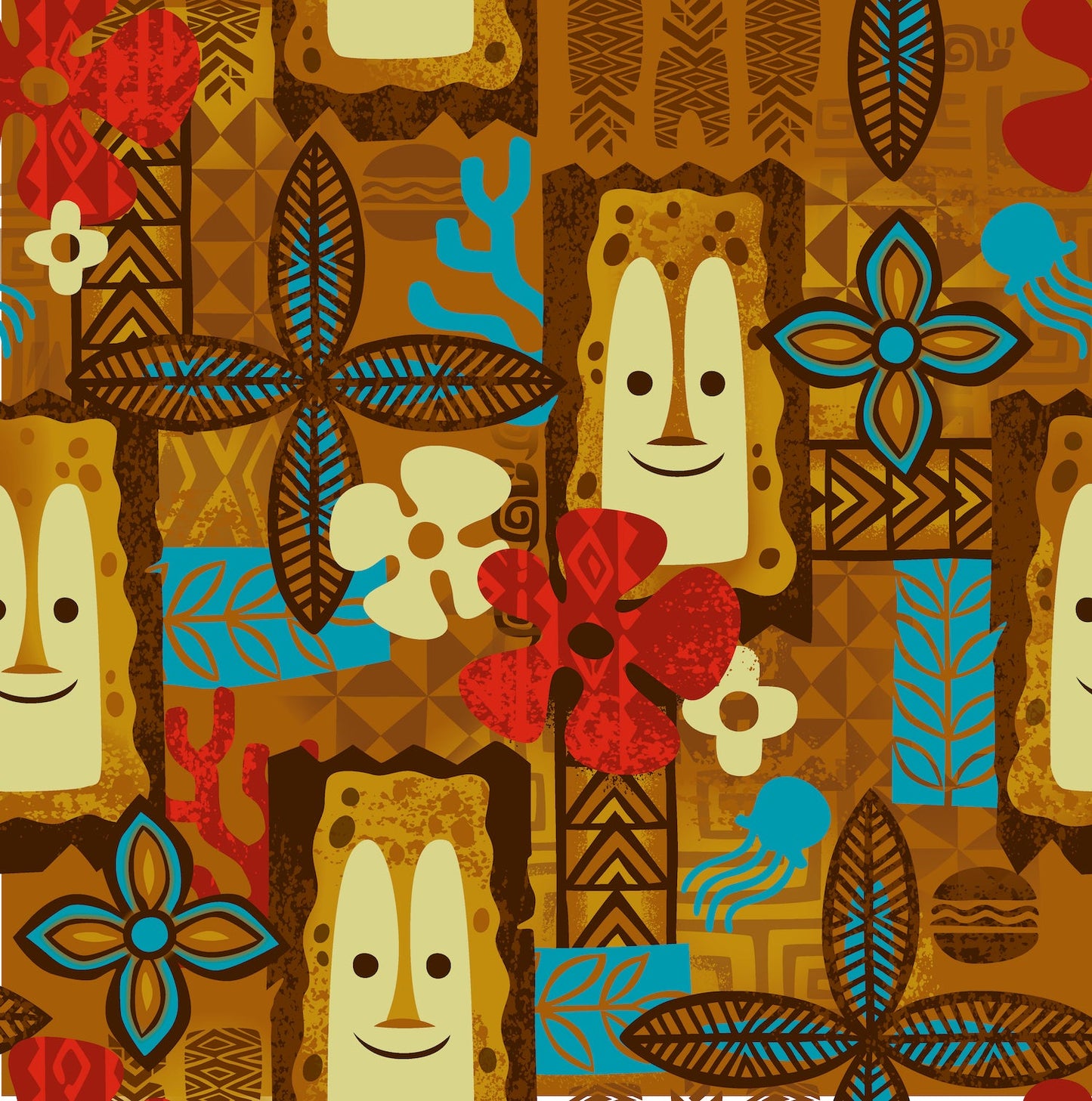 Jeff Granito's 'Under The Sea' Classic Aloha Button-Up Shirt - Unisex - Ready to Ship