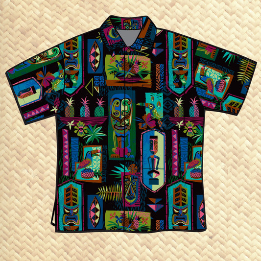 'Gateway to Tiki - Lush Canopy Edition' Classic Aloha Button-Up Shirt - Unisex - Ready to Ship!
