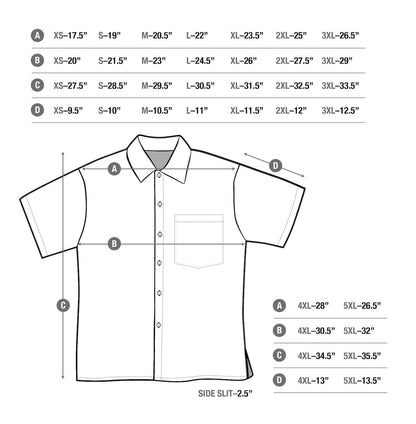 Witco Decor's 'Jungle Modern' Classic Aloha Button-Up Shirt - Unisex - Ready to Ship! (FREE SHIPPING in U.S.)
