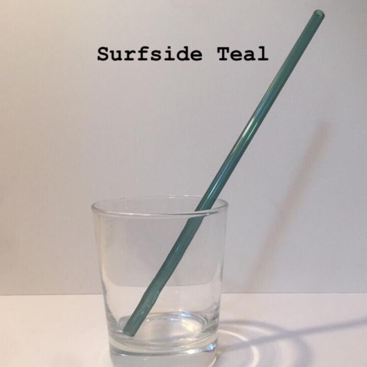 Surfside Sips 10" Long Glass Straw