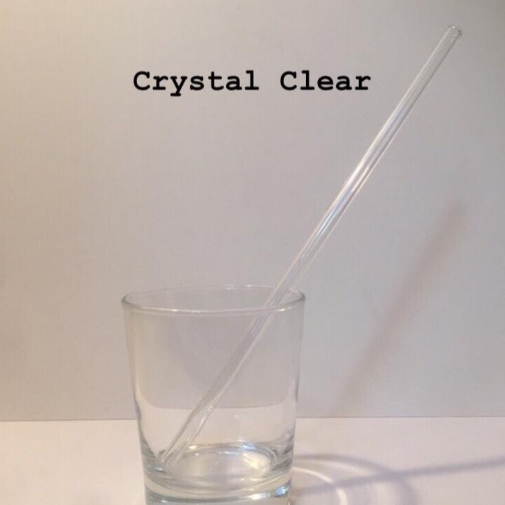 Surfside Sips 10" Long Glass Straw