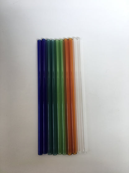 Surfside Sips Set of Ten Glass Straws