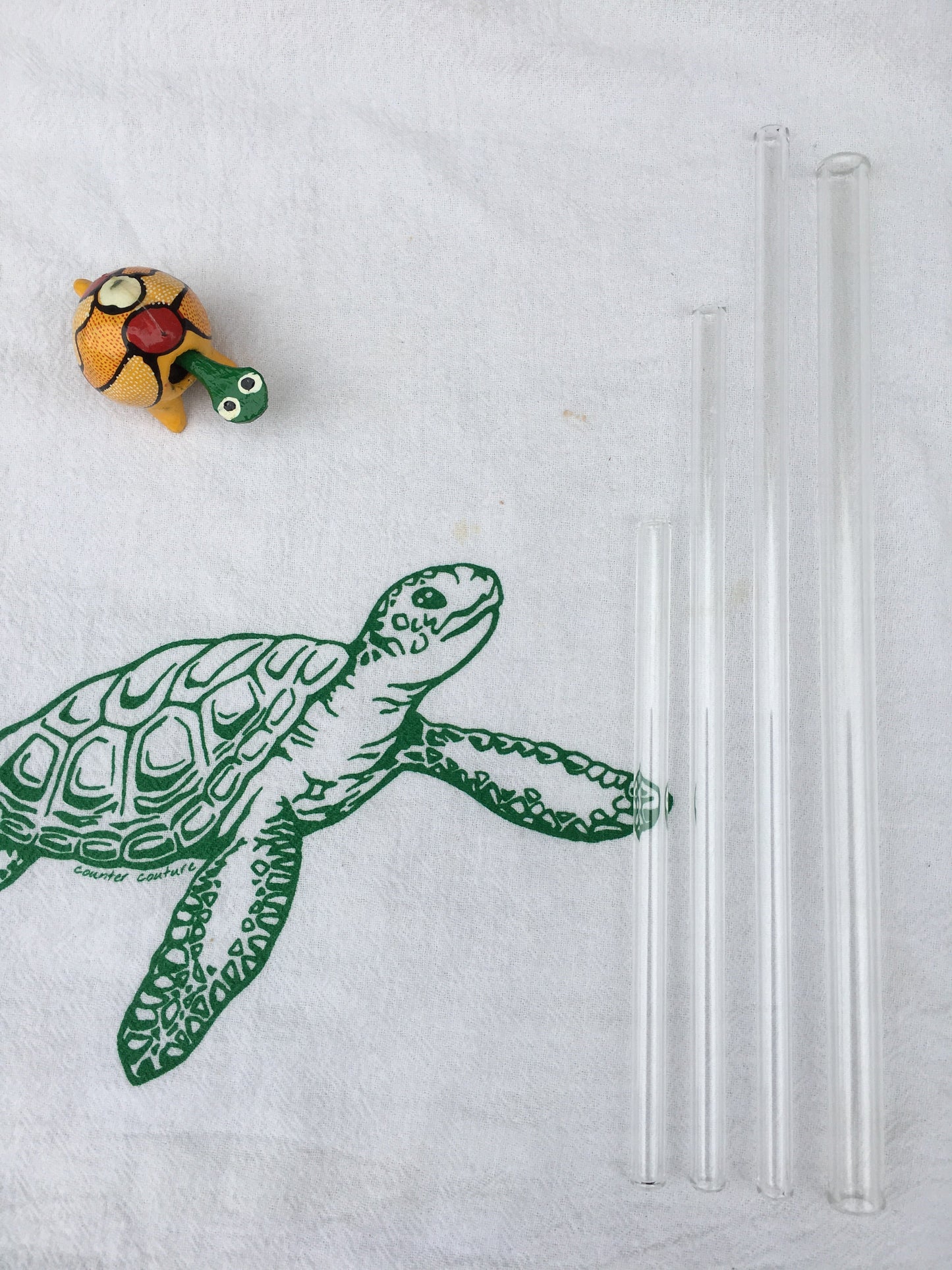 Surfside Sips 4 Glass Straw Starter Set