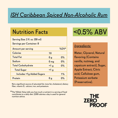 ISH Caribbean Spiced Non-Alcoholic Rum