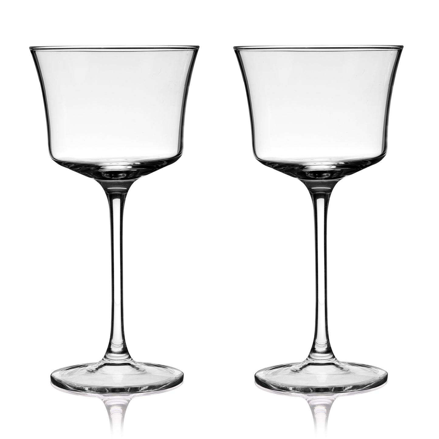 Viski Raye Angled Crystal Sour Glasses Set of 2