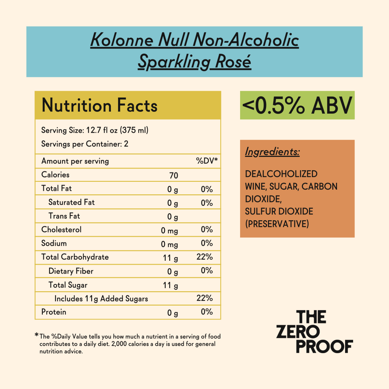 Kolonne Null Non-Alcoholic Sparkling Rosé