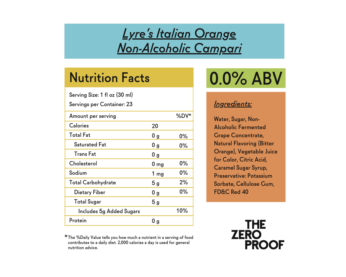 Lyre’s Italian Orange Non-Alcoholic Campari