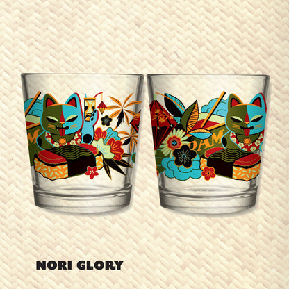 Jeff Granito's 'Mewsubi' Mai Tai Cocktail Glass (1) - Ready to Ship!
