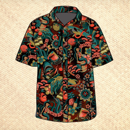 Jeff Granito's 'Rum Conquers All' Modern Fit Button-Up Shirt - Unisex - Ready to Ship!