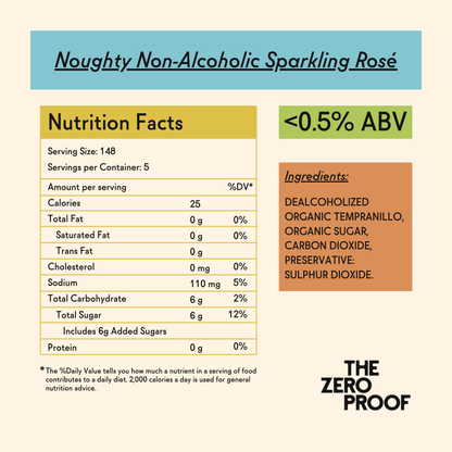 Noughty Non-Alcoholic Sparkling Rosé