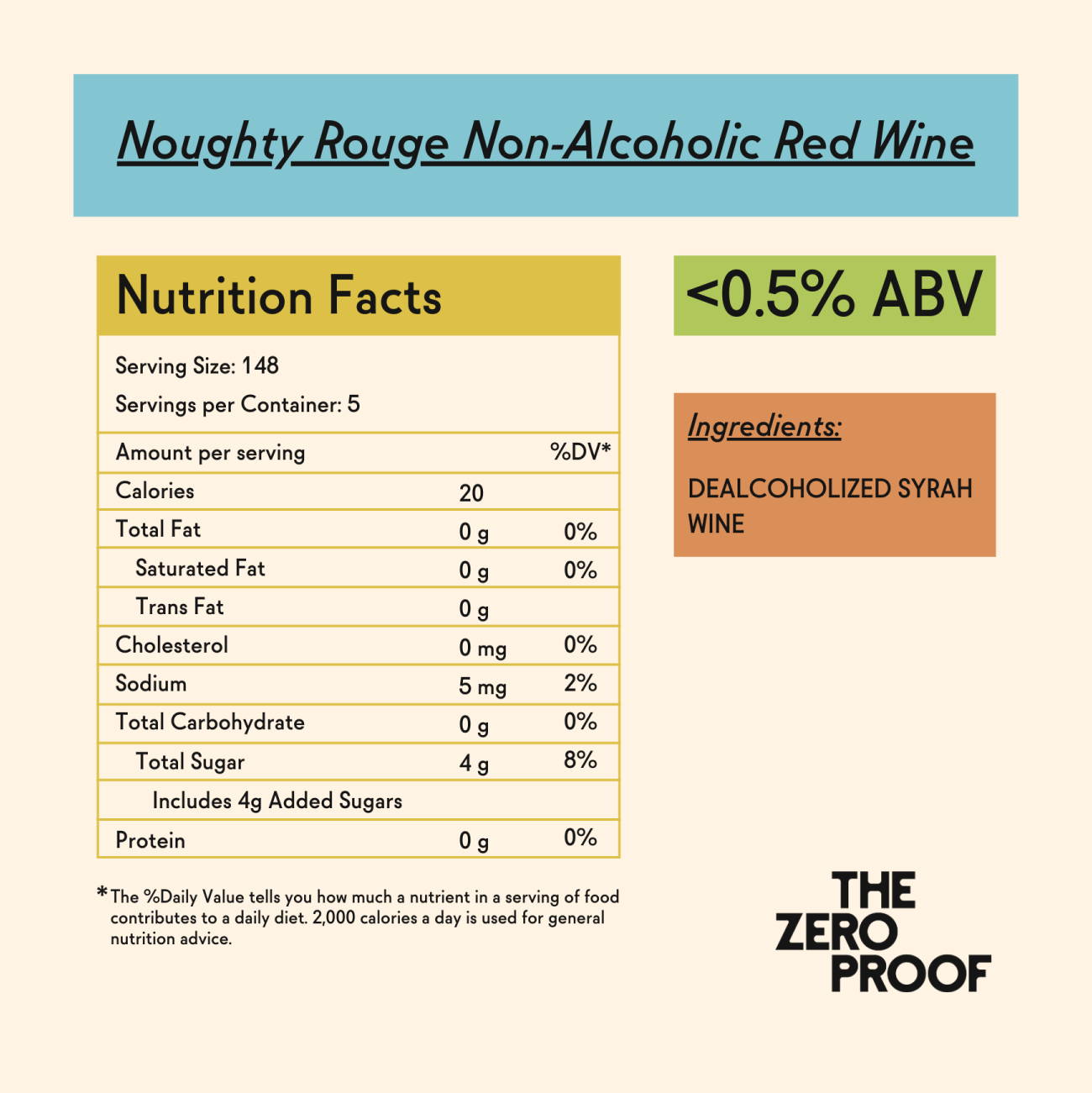 Noughty Rouge Non-Alcoholic Red Wine