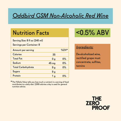 Oddbird GSM Non-Alcoholic Red Wine