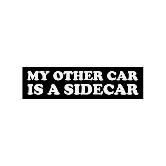 My Other Car is a Sidecar Sticker