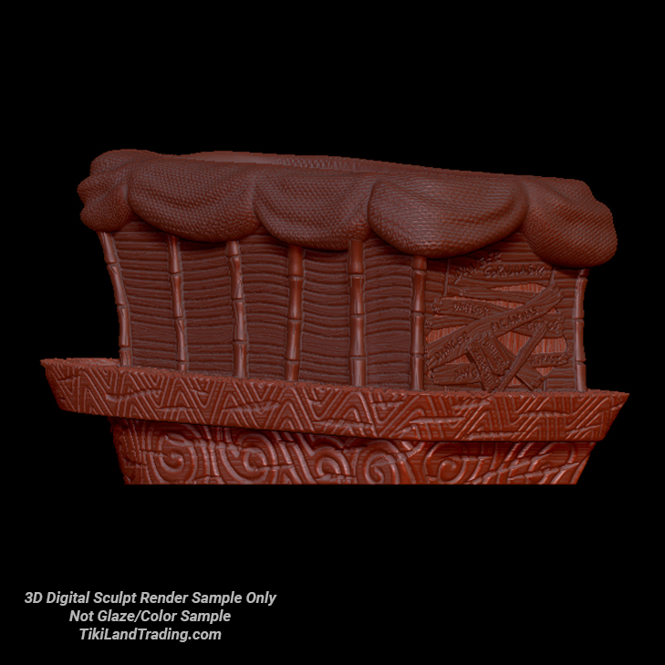 Tiki tOny's Skipper's Bote Tiki Mug - Ready to Ship! (FREE SHIPPING in U.S.)