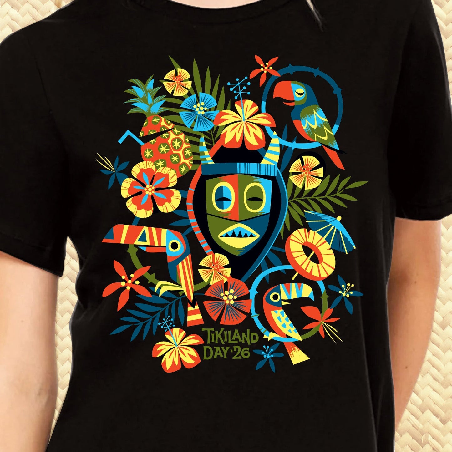 TikiLand Day 2026 'Tropic Hideaway' Women's Tee - Pre-Order