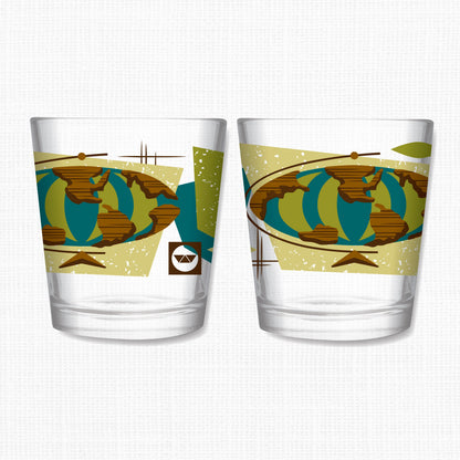 Witco Decor's 'World Renown' Mai Tai Cocktail Glass (1) - Ready to Ship!